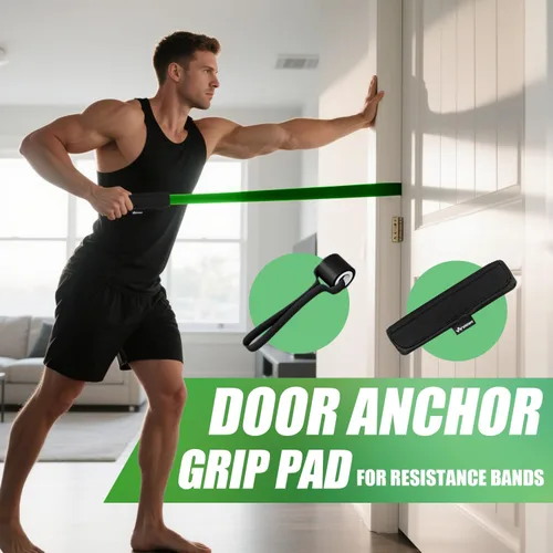 Miniatura 3 de WHATAFIT Resistance Bands,Pull Up Assist Bands Set with Handles, Exercise & Workout Bands with Door Anchor for Men & Women – Home Fitness Equipment