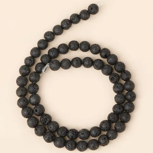 Miniatura 5 de Cuentas redondas sueltas de tigre de lapislázuli natural de 0.315 pulgadas (0.315 in), piedra curativa para hacer joyas, manualidades, pulseras
