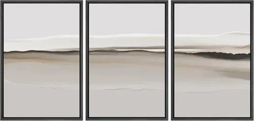 Miniatura 36 de SIGNFORD Impresión en Lienzo Enmarcado Conjunto de Arte de Pared Arte Abstracto Terroso en Tonos Marrón Profundo y Beige Arte Moderno Decorativo