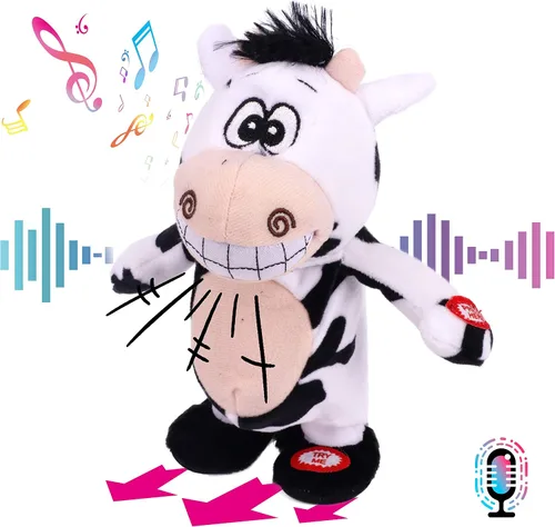 Miniatura 10 de Hopearl Muñeca negra que habla y canta, repite lo que dices, muñeca negra que camina, juguete animado interactivo, eléctrico, regalo de peluche