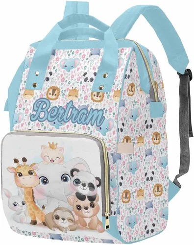Miniatura 13 de M YESCUSTOM Bolsa de pañales personalizada con nombre para mamá, mujer, esposa, mochila personalizada, 0625-12, Mochilas Daypack