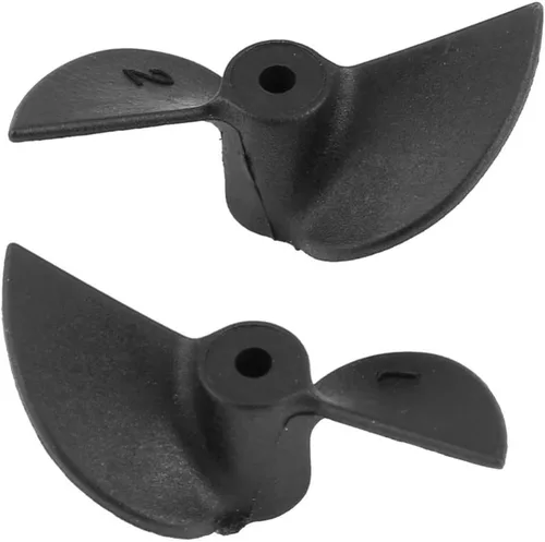 Miniatura 9 de Hélices de barco a control remoto, juego de 2 cuchillas de nailon duradero con rotación CW CCW de 0.079 in eje para control remoto entusiastas