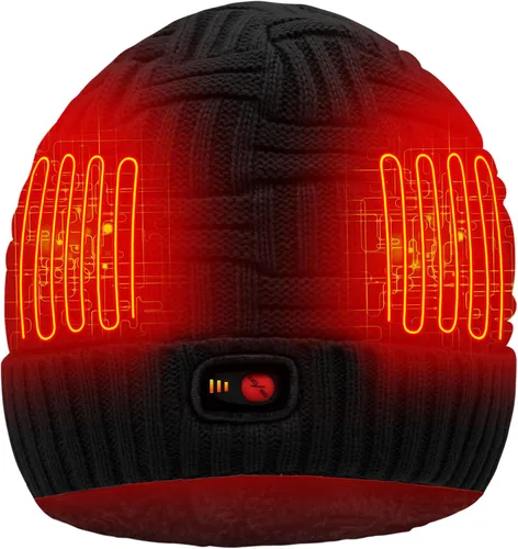 Miniatura 10 de Svpro Gorro con calefacción a batería - Gorro de invierno cálido recargable