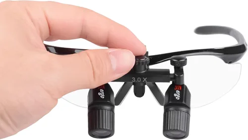 Miniatura 3 de REEHUT Lupas binoculares ergonómicas de 45 ° Ergo Loupes ultraligeras ajustables quirúrgicas lupas de trabajo distancia de trabajo 17.717 in (3.0X)