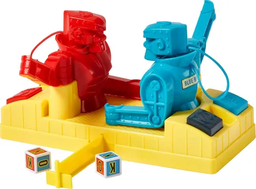 Miniatura 6 de Mattel Games Rock 'Em Sock 'Em Robots - Juego para niños con luchadores Red Rocket y Blue Bomber