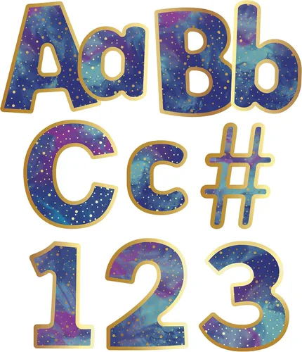 Miniatura 15 de Carson Dellosa 152 Piezas Letras Coloridas de Pizarra para Tablón de Anuncios de 4 Pulgadas para Aula, Letras del Alfabeto en Mayúsculas, Números