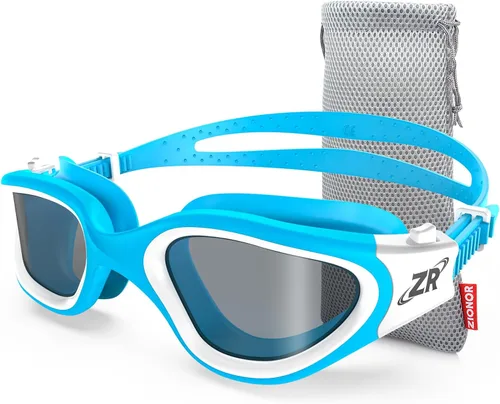 Miniatura 32 de ZIONOR G1 - Gafas de natación polarizadas unisex para mujeres adultas, antiniebla, 100% anti UV, gafas de buceo A0 (polarizado + espejo dorado)