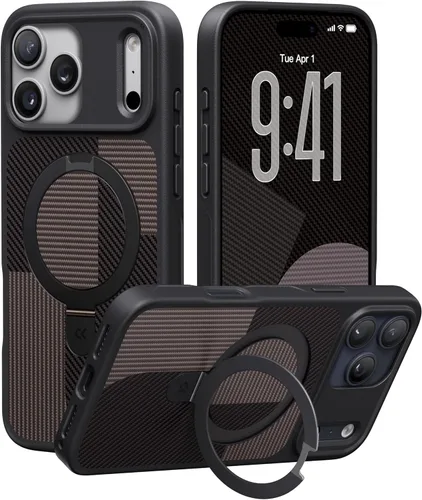 Miniatura 22 de CASEKOO- Funda para iPhone 15 c/soporte magnético invisible [protecc. militar contra caídas] [compatible c/MagSafe], a prueba de impactos, delgada