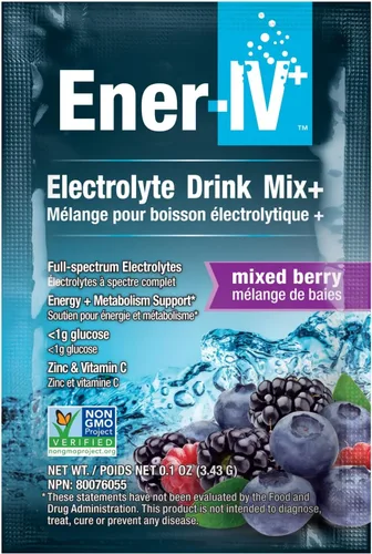 Miniatura 3 de Ener-Life Mezcla de bebida con electrolitos de bayas mixtas, 12 unidades, 3.4 GR