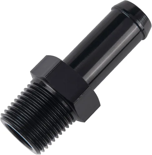 Miniatura 9 de EVIL ENERGY 3/8" NPT macho a 1/2" adaptador de montaje de púas 45 grados aluminio negro