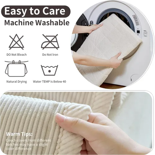 Miniatura 7 de Fundas para brazos de sofá, funda suave para respaldo reclinable, lavable, fundas gruesas y mullidas para reposabrazos de sofá, fundas protectoras