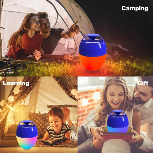 Miniatura 9 de Altavoces portátiles Bluetooth para piscina, altavoz de bañera de hidromasaje con luces coloridas, altavoz flotante impermeable IP68, sonido estéreo