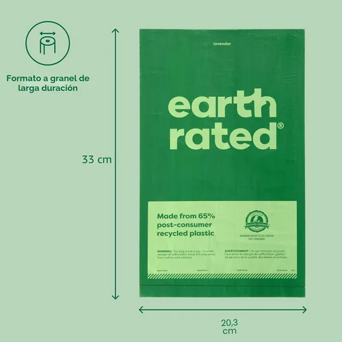 Miniatura 6 de Bolsas de residuos de perros para despensas Earth Rated , lavanda-aromatizado