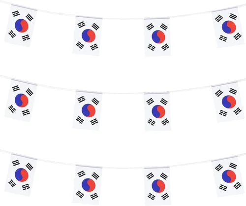 Miniatura 23 de ZXvZYT Cadena de bandera mexicana de México, pequeñas banderas de banderín de México, para gran apertura, eventos deportivos nacionales