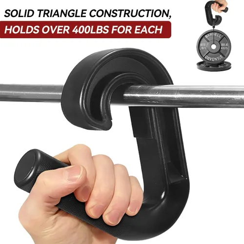 Miniatura 7 de Neutral Grip Pull Up Handles 45° - Angles 90 Grips for Relieve Wrist Stress - Non-Slip Pull Up Grips - for Pull-Ups Deadlifts - Fits Pull Up Bar