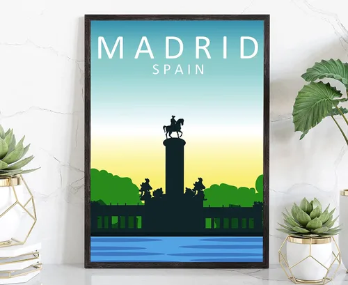 Miniatura 10 de Póster de viaje de La Habana Cuba, póster de Cuba Habana, póster de paisaje urbano y monumento de la Habana, arte de pared para el hogar, decoración