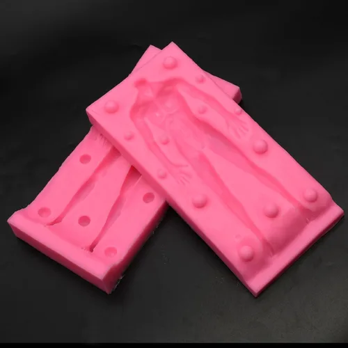 Miniatura 5 de Molde de arcilla de silicona 3D para cuerpo humano, molde de polímero grande para escultura humana, molde de cuerpo completo para manualidades