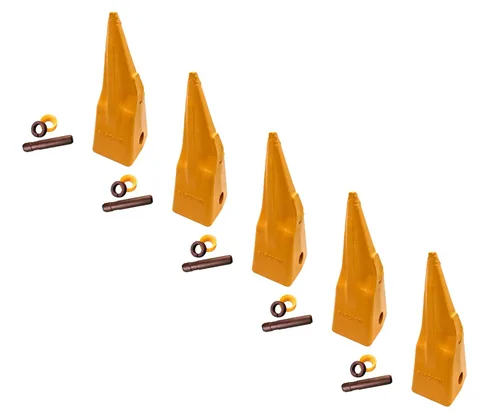 Miniatura 10 de Dientes de roca afilados individuales del cubo del excavador con alfileres, 1U3352TL, se adapta a adaptadores de la serie J350 (9)