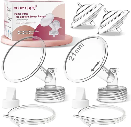 Miniatura 10 de Nenesupply Piezas de bomba de brida de 1.063 in compatibles con Spectra S2 S1 Kit de reemplazo de extractores de leche para piezas de bomba Spectra