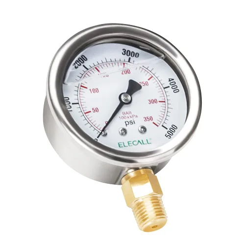 Miniatura 18 de Manómetro de presión lleno de aceite de silicona de 30 psi para prueba de presión de agua, aceite y aire en bomba de piscina, filtro de arena
