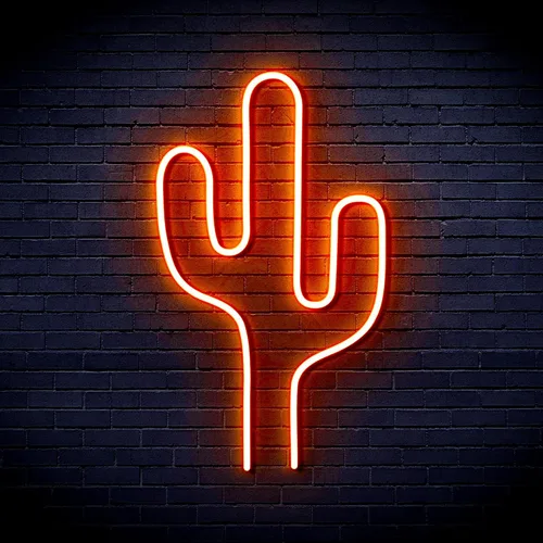 Miniatura 10 de AdvPro Cactus Flex Silicona LED Neon Sign - Azul - st16s32-fnu0038-b