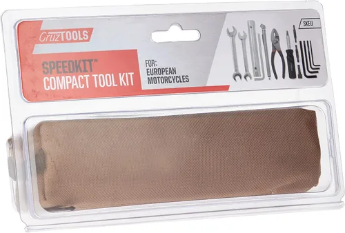 Miniatura 2 de CruzTOOLS SKEU SPEEDKIT Kit de herramientas para motocicletas europeas, negro