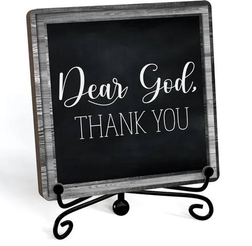 Miniatura 34 de Decoración Inspiradora Cristiana para Escritorio, Letrero "Dios Todavía Está Escribiendo Tu Historia", Decoración de Escritorio para Oficina, Hogar
