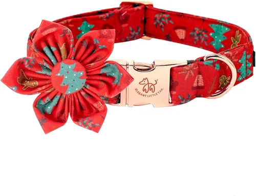 Miniatura 10 de Elegant little tail Collar de perro de San Patricio con flor, collares de perro con flores, trébol verde, regalo para mascotas, collares ajustables