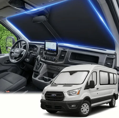 Miniatura 38 de Parasol para parabrisas Rivian R1S/R1T 2022-2024 2025 2026, parasol para ventana frontal, ajuste personalizado, accesorios R1S, visera solar