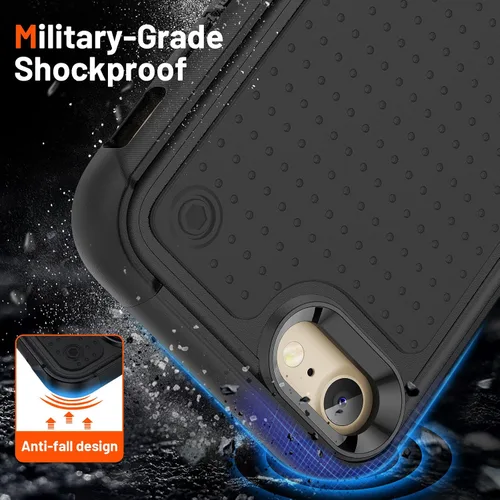 Miniatura 109 de Jeylly Funda para iPhone SE/Funda para iPhone 5S, Exterior de Plástico Duro que Absorbe Golpes + Interior de Silicona de Goma Defensor contra