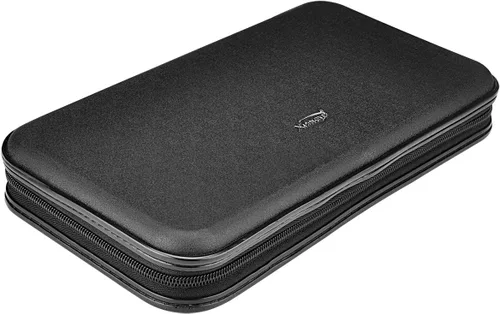 Miniatura 4 de Funda para CD, billetera resistente de capacidad para 72 personas, soporte para DVD para automóvil, carcasa rígida resistente, soporte para disco