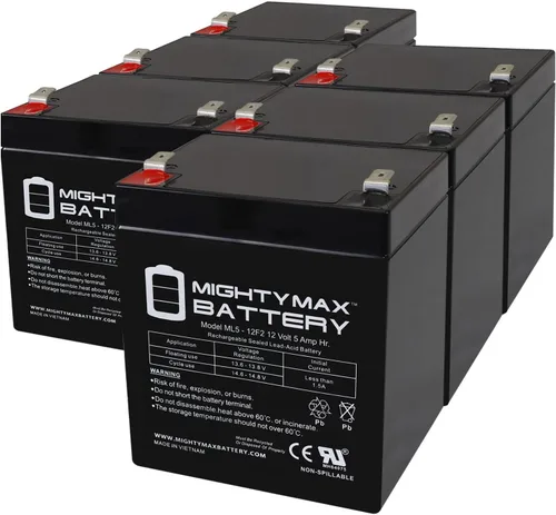 Miniatura 11 de Mighty Max Battery Batería de repuesto 12V 5Ah F2 SLA para Deltec 750-9 Pack