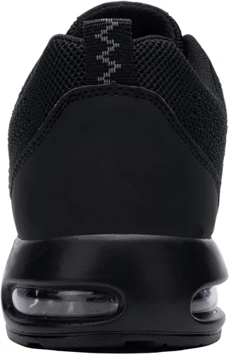 Miniatura 3 de DYKHMILY Zapatos deportivos con punta de acero para hombres y mujeres, zapatos de trabajo ligeros, antideslizantes, zapatos de seguridad