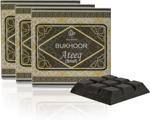 Miniatura 6 de Otoori Ateeq Bakhoor Incienso - El mejor uso árabe ámbar Oud en carbón y quemador de incienso eléctrico (paquete de 1)