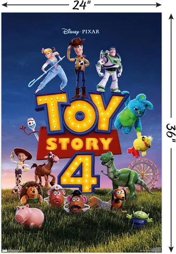 Miniatura 3 de 24X36 Disney Pixar Toy Story 4 - Una hoja