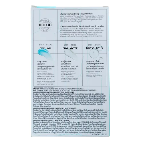 Miniatura 11 de NIOXIN Kits de sistema de engrosamiento del cuero cabelludo + cabello Para cabello natural, teñido y dañado con adelgazamiento ligero a progresado