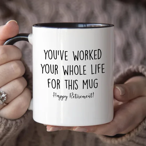 Miniatura 3 de YouNique Designs Taza de jubilación fresca para hombres y mujeres 2024, 11 onzas, taza de feliz jubilación, divertida taza de café de jubilación