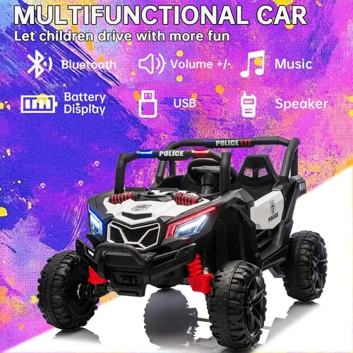 Miniatura 4 de Juguetes de 24V para Conducir para Niños Grandes, Coche para Conducir con Control Remoto, Vehículo Eléctrico 4X4 para Niños de 3 a 8 años, Camión