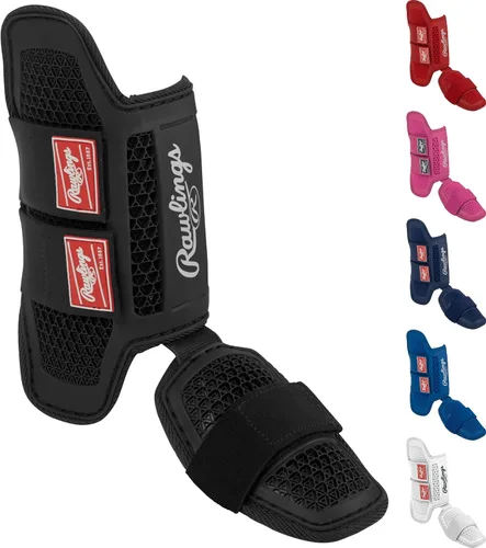 Rawlings | Protector de piernas para bateador | Béisbol / Sóftbol | Tallas pequeña y grande | Múltiples colores