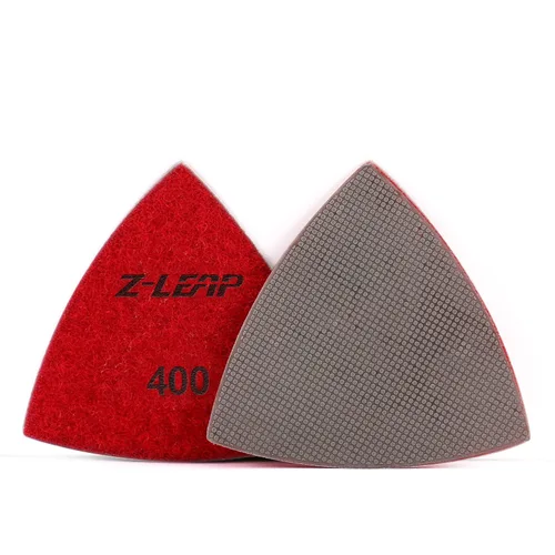 Miniatura 8 de Almohadillas de lijado de diamante triangular para herramientas oscilantes Discos de pulido de hojas de papel de lija 3 "(80 mm) grano 120
