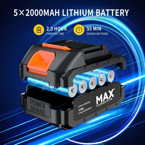 Miniatura 2 de Aspiradora de mano para automóvil, aspiradora portátil 4 en 1 inalámbrica, succión de alta potencia de 18000 PA y soplador de carga rápida
