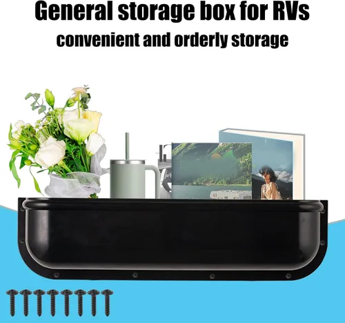 Miniatura 6 de Organizador de puerta de automóvil, 17.7x4.5 in, con 8 tornillos, organizador de bolsillo lateral para asiento de automóvil, bolsillo