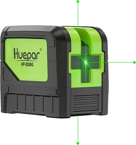3 – Herramienta niveladora láser de punto de plomada (sin línea láser), Huepar 3 puntos láser autonivelante verde para soldadura y posicionamiento