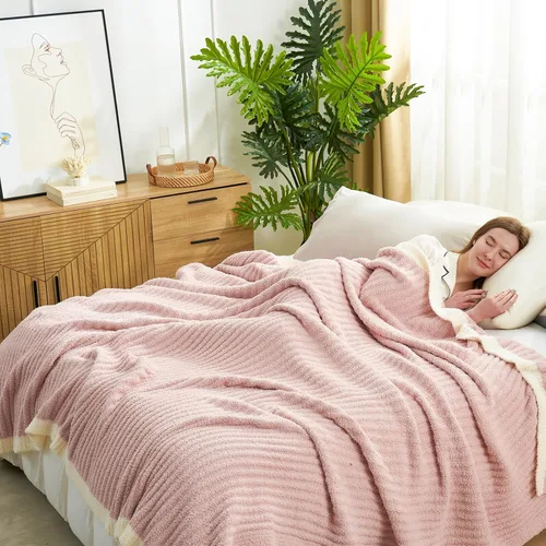 Miniatura 25 de Snuggle Sac Manta de flores de primavera para sofá, de microfibra mullida y cálida para invierno, manta floral de margaritas, lindas mantas