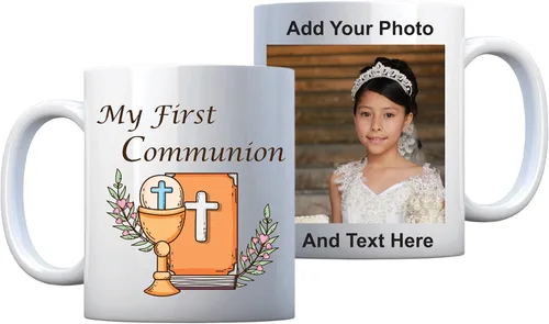 Miniatura 2 de PersonalizationStreet - First Communion - Tazas con fotos personalizadas, personaliza nuestros diseños o crea tu propia taza personalizada, añade