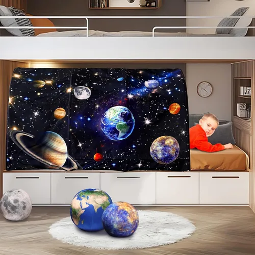 Miniatura 2 de Tienda de campaña para niños Lucky castle Bed Tent plegable casa de juegos para niños, tiendas de campaña para niñas y niños, toldo para dormir