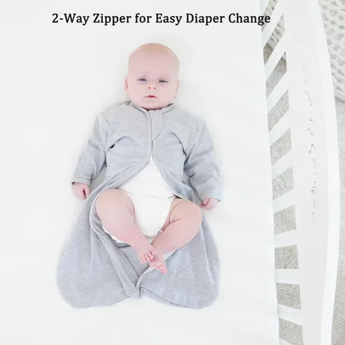 Miniatura 4 de Transition Swaddle - Saco de dormir para recién nacido de 0 a 3 meses, con brazos de transición con puños de manoplas, paquete de 2 sacos de dormir