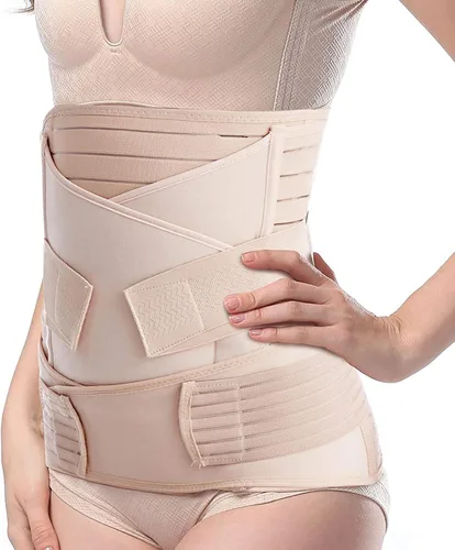 Miniatura 9 de Faja modeladora para recuperación posparto, 3 en 1, para abdomen/cintura/pelvis