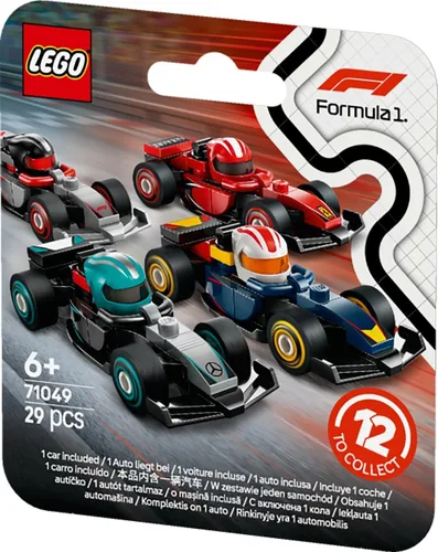 Miniatura 4 de LEGO 71049 F1 Coches de carreras coleccionables al azar Juego de 1 coche de carreras - Uus.