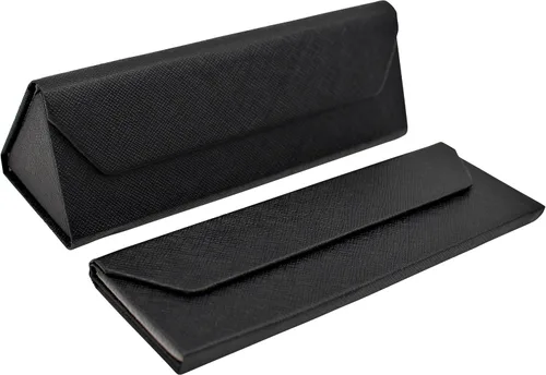 Miniatura 43 de Real Sic Funda para lentes de sol para hombres y mujeres, soporte magnético plegable para lentes de sol, inspirado en el color sólido